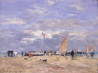 The Jetty at Deauville, 1869